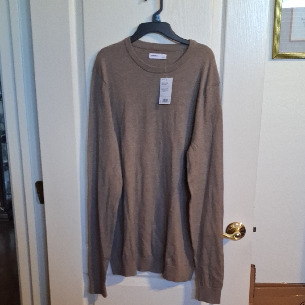 NWT - Sonoma Light Brown Knit Top Size LT